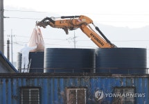 AI 살처분 진행 중인 육용종계 농장
