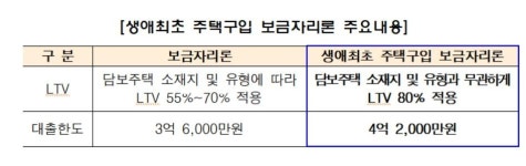 집값 최대 80%까지 대출…생애최초 보금자리론 출시