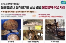 신고없이 음식폐기물을 개먹이로…경기북부 농장 등 14곳 적발