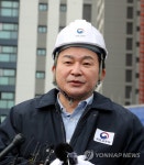 부산 아파트공사 현장 찾은 원희룡 국토부 장관