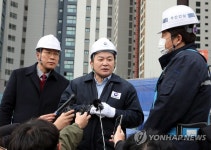 부산 아파트공사 현장 찾은 원희룡 국토부 장관