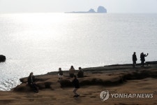 겨울 제주 바다의 낭만