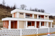 북한 농촌에 건설된 주택