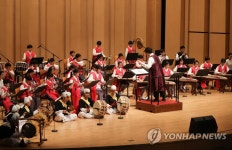 학생들의 수준 높은 국악 무대