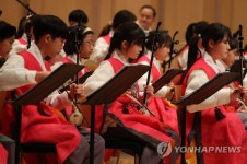 학생들의 수준 높은 국악 무대