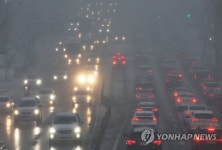 폭설 내리는 경수대로