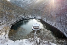 눈 덮인 정읍 내장산