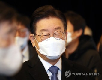 인천상공회의소 신년인사회 참석한 이재명 대표