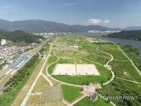 양산 황산공원 전경
