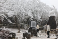 다시 시작된 한라산의 겨울