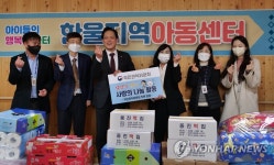 한울지역아동센터 방문한 김태규 부위원장
