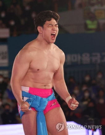 최정만 금강장사 등극 순간
