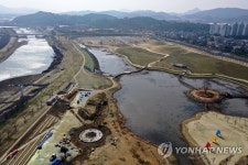 저류지가 정원으로 변모 오천그린광장