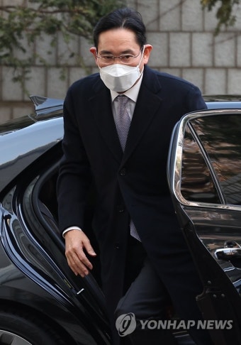 이재용 회장, 속행 공판 출석