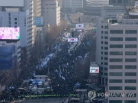 정부 규탄 집회 숭례문 앞 세종대로 메운 민주당