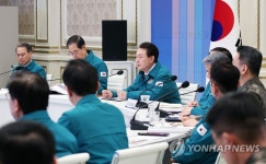 중앙통합방위회의 발언하는 윤석열 대통령