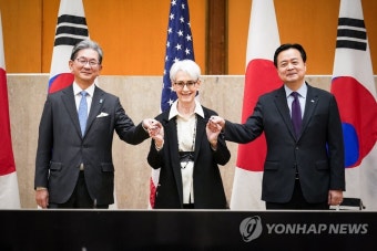 한미일 외교차관, 북핵 삼각공조 재확인