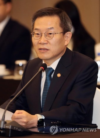 인사말 하는 과학기술정보통신부 이종호 장관