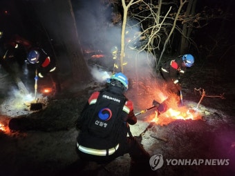 경북 안동 산불, 진화 완료