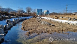 대전 화산천 정비사업 한창