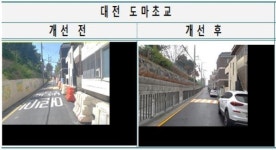 스쿨존 교통사고 없도록…학교 담장·축대 옮겨 보행로 만든다