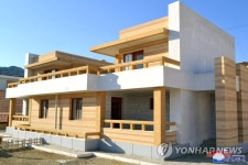 북한 각지에 농촌주택 건설