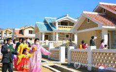 북한 각지에 농촌주택 건설