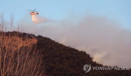 경북 예천서 산불…진화작업