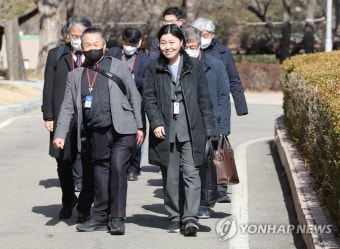 검사적격심사위원회 참석하는 임은정 검사