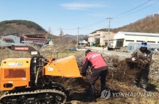 완주군, 산불 예방 농업부산물 파쇄