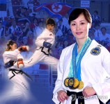 북한 인민체육인 태권도 선수 김수련