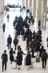 인천공항 입국하는 일본 고등학교 학생들