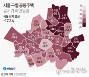 [2023 공시가격] 세종 30%·인천 24%↓…서울에선 송파 하락률 23% 최고