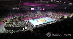 인천 삼산월드체육관에 가득 찬 관중