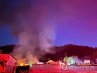논산시 가야곡면 상가 화재