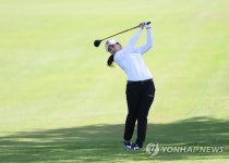 최혜진, 1번 홀 세컨드샷
