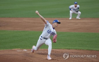 역투하는 삼성 뷰캐넌
