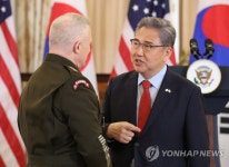 미 국무장관 주최 국빈오찬 참석한 박진 외교부 장관