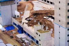 인천 검단신도시 신축 아파트 공사장서 지하주차장 붕괴