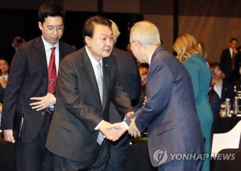 아시안리더십콘퍼런스 개회식 참석한 윤석열 대통령