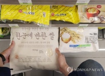 편의점에 등장한 포대 쌀