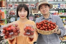 세븐일레븐, 충남 부여 방울토마토 농가 지원…월 10t 매입