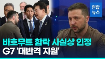 [영상] 히로시마 방문한 젤렌스키, 우크라 문제 논의