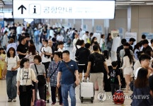 연휴 하루 앞둔 김포공항
