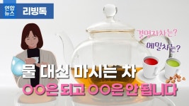 [리빙톡] 물 대신 마실 수 있는 차, ○○은 되고 ○○은 안 됩니다