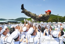 해군병 691기 수료식