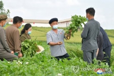 북한 김덕훈 내각 총리, 문덕군 립석농장 현지요해