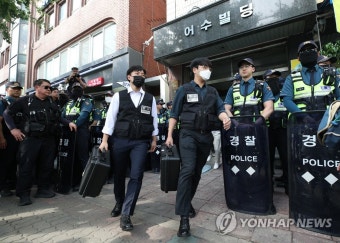 민주노총 건설노조 압수수색 마친 경찰