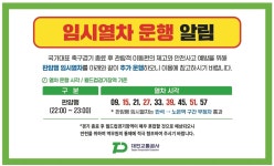 20일 축구 A매치 전후 대전 지하철 8편 증편…안전요원도 배치
