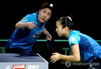 신유빈-임종훈, WTT 탁구 컨텐더 혼합복식 준우승…대만에 완패